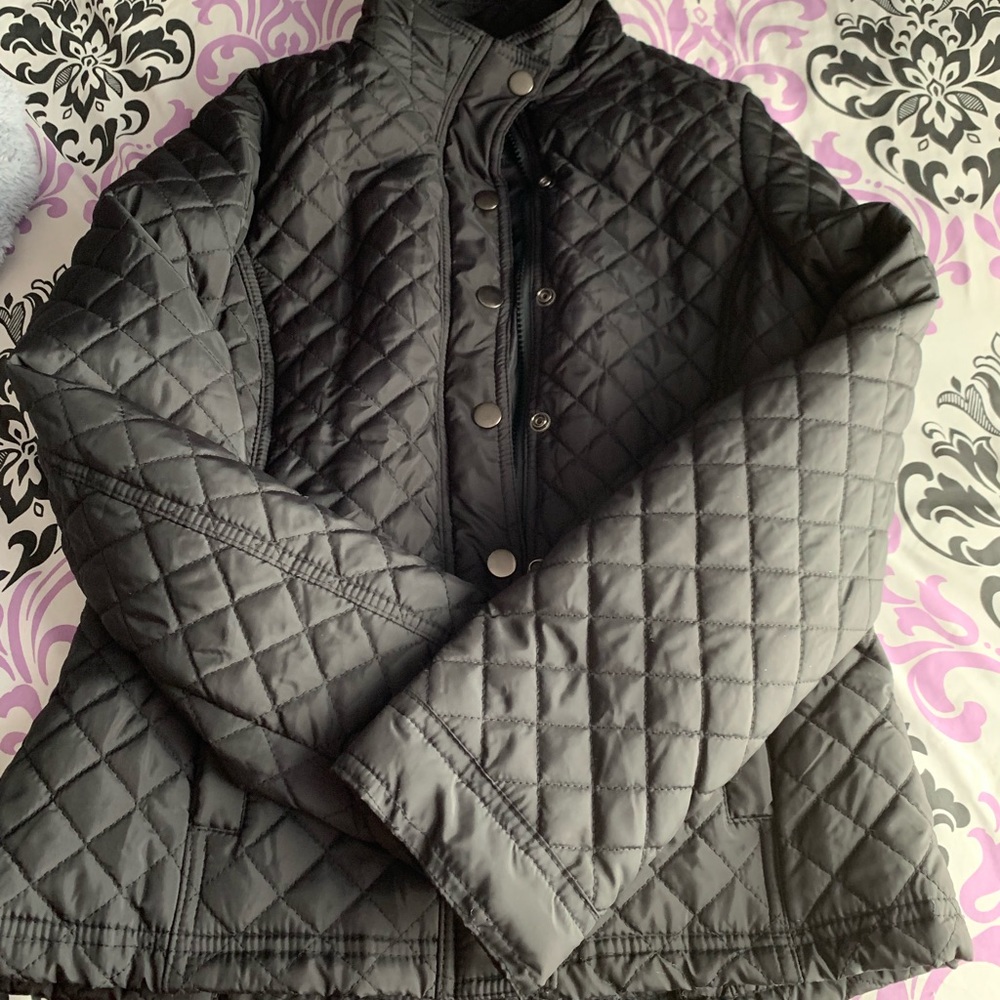 Black Quilted Jacket